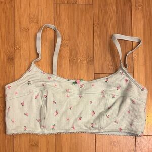 Floral COLSIE Embroidered Bralette MEDIUM